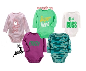 newborn toddler 100% cotton 2019 new design 5 pack baby long sleeve bodysuits 0-12 month cute baby girl clothes romper