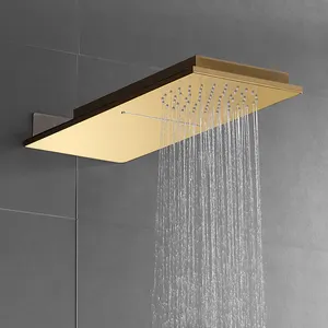 En la pared baño oculto masaje lluvia cascada ducha juegos