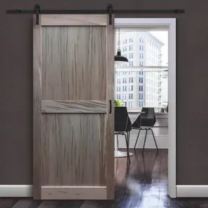 <span class=keywords><strong>Porte</strong></span> <span class=keywords><strong>coulissante</strong></span> de grange en fer au design moderne et <span class=keywords><strong>simple</strong></span> - Product Image 1