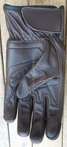 Guantes de Cuero Unisex para Motociclismo, Transpirables, Compatibles con Pantalla Táctil, Cierre de Gancho y Bucle, Palma Antideslizante, Protección en los Nudillos - Product Image 3