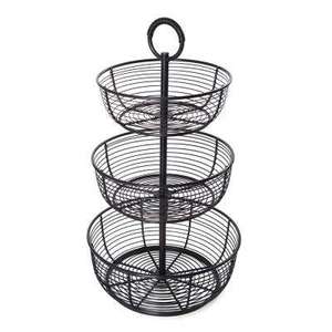 Estante colgante de maceta ovalada con recubrimiento de polvo metálico - Product Image 1