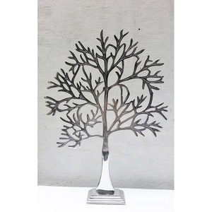 Sculpture d'arbre en aluminium pour la décoration de la maison et de mariage, sculpture de table moderne et écologique - Best-seller - Product Image 1
