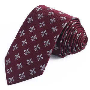 Legami formali di Business Abiti Da Sposa degli uomini Classici Cravatta Fiore 7.5 CENTIMETRI Gravatas Modo del Vestito Accessori Uomo Cravatta Cina