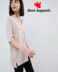 Nueva camiseta blanca personalizada con estilo para mujer, Logo serigrafiado de talla grande, longitud corta, bordado, seda, hecho de algodón y poliéster - Product Image 2