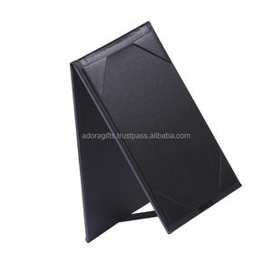 Support de table sur pied en cuir à deux faces, bien conçu, couverture de menu de restaurant - Product Image 1