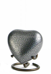<b>Heart</b> Urn American Style Metal Funeral Supplies Brassworld India - Product Image 3