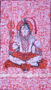 Lord <b>Shiva</b> Tapestry Wall Decor Hindu God Meditation Decor Wall Hanging Cotton Home Textile Tapestry Home Decor - Product Image 6