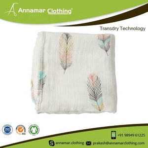 Mantas de Muselina para Bebés |   Manta Envolvente para Recién Nacidos de Algodón Orgánico, Ropa de Cama Transpirable para Cuna, Mantas Suaves y Ligeras para Bebés - Product Image 2