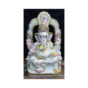 Marble God Ganesha Statue - Product Image 1