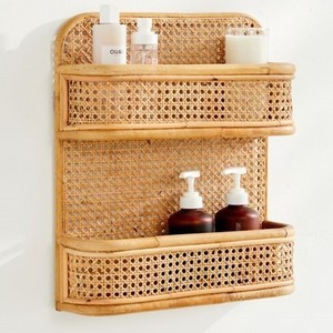 Étagère murale en rotin faite à la main en gros - Product Image 1