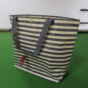 ถุงช้อปปิ้งผ้า PP แบบไม่ทอ พร้อมฟิล์ม OPP เงาสีตามสั่ง ขนาด 42x40x20 ซม. หูหิ้วแบบสาย PP ราคาถูก - Product Image 2