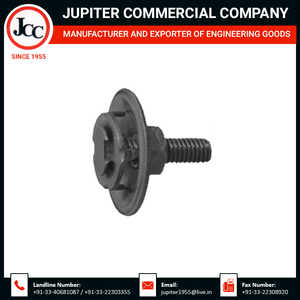 Attaches de ceinture ovales en acier zingué jaune - Product Image 4