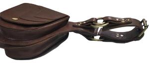 Bolsa de cinturón de cuero genuino de piel de vaca con hebilla de acero - Product Image 2