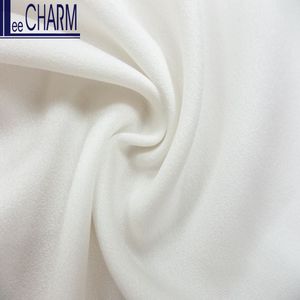 LCL257 Peso pesado 100% Poliéster Imperial Crepe Satén Tela para vestidos Trajes Bodas Prendas Lencería - Product Image 4