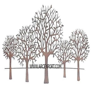 Arbre Conception De Luxe Décoration En Métal Mur Art En Gros Standard Décoration Meilleure Qualité Fantaisie Décoration Suspendue Mur Art - Product Image 1