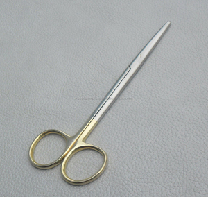 Ciseaux à dissection Mayo pour salle médicale Ciseaux Metzembaum incurvés droits pour pansement chirurgical Strabisme Source d'alimentation manuelle - Product Image 3