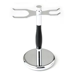 Support de rasoir de sécurité et de brosse à raser en métal de qualité standard, personnalisé, avec un design pratique, disponible au prix d'usine - Product Image 1