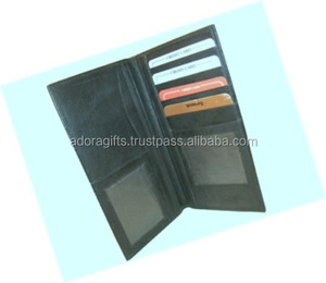 Portefeuille en cuir de voyage personnalisé avec logo personnalisé Portefeuille de voyage en cuir avec logo personnalisé - Product Image 1