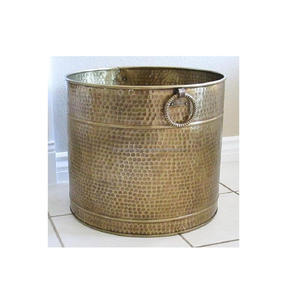 Large Outdoor Metal round Planter Box for garden