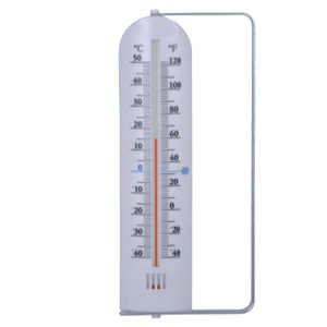 Durable versátil interior/exterior jardín colgante plástico indicador meteorológico uso doméstico termómetro con escala - Product Image 1