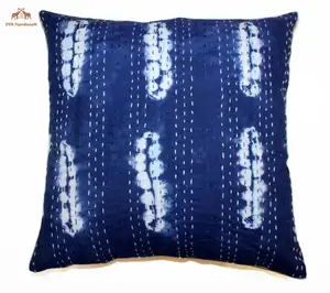 African Tribal Pillow Boho Tie die Pillow Case Shibori Cushion Decorative Kantha Pillow Cover