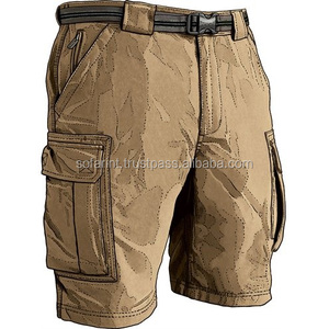 <b>Men's</b> Casual Multi-Pocket Cargo Shorts Waterproof Unisex Beach Board Shorts Adults OEM Plus Size Beach Shorts <b>Bikini</b> Print - Product Image 1