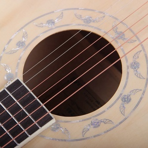 OEM تخصيص جميع صفح الزيزفون الزيزفون الزيزفون 39 بوصة الطبيعي الأزرق الأسود الشمس الغيتار الصوتية الكهربائية مع الانتهاء من لمعان عالية - Product Image 4