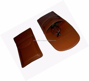 Étui de rangement pour lunettes en cuir/étuis à lunettes optiques pour hommes - Product Image 1