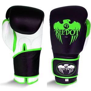 Reedot นักรบ Club โลโก้ Muay Thai หนังถุงมือมวย Kickboxing MMA Sparring การฝึกอบรม - Product Image 2