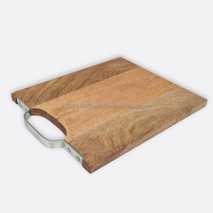 Plateau de service rectangulaire en bois de manguier Plateau rectangulaire en bois de manguier - Product Image 4