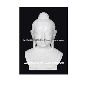 Statue de Bouddha en marbre, tête de Bouddha, vente en gros - Product Image 1