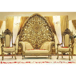 Muslim <b>Wedding</b> Ancient Stage Decoration Asian <b>Wedding</b> Luxury Stage Setup <b>Wedding</b> Brand New Stage Set with <b>Frame</b> Canada Sales - Product Image 1