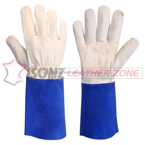 Gants de soudage à l'argon Tig avec fonctions anti-chocs et anti-dérapantes ignifuges Gants de sécurité pour la protection des mains - Product Image 1
