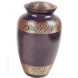 Urnes funéraires en laiton faites à la main pour cendres humaines adultes, finition bronze antique, urnes de crémation design - Product Image 5