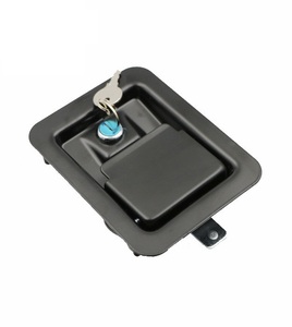 כבד החובה <span class=keywords><strong>T</strong></span> ידית שחור קרוואן ארגז כלים תפס ההנעה דלת מנעול - Product Image 1