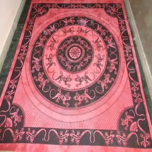 Nouvelle Chambre Décor Gecko Designs Imprimé Coton Draps De Lit/Tentures Murales Tapisserie En Gros De L'Inde - Product Image 1