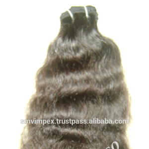 Extension de cheveux bruts indiens à cuticule alignée Extension de cheveux humains Remy One Donor. Meilleure extension de cheveux humains bruts - Product Image 1