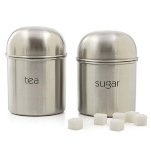 Pot Boîte de rangement de cuisine Boîte en acier inoxydable hermétique en acier inoxydable Ensemble de boîtes de rangement de cuisine - Product Image 1