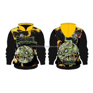Sudaderas con Capucha de Béisbol con Diseño de Zombis, Sudaderas con Capucha de Terror - Product Image 2