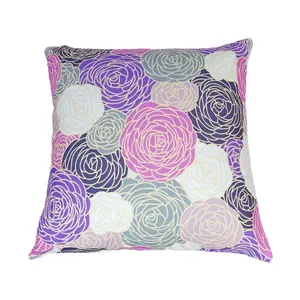 Factory Sale 100% Polyester <b>Linen</b> Cushion <b>Cover</b> Square Digital Printing Pillow Case From India - Product Image 1