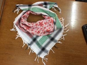 Ethnic Style Multi-Color Cotton <b>Canvas</b> Arab Scarf Printing Pattern Hijab for Summer and Autumn Season - Product Image 2