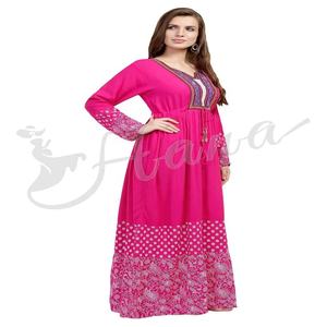 Vestidos de caftán de diseño bordado, moda moderna marroquí, Abaya, ropa islámica, venta al por mayor - Product Image 3