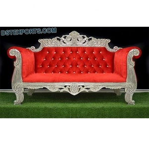 Canapé de Couple élégant, rouge, 1 pièce, siège d'amour de mariage, scène de mariage, cérémonie, luxe - Product Image 1