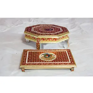 Meenakari ססגוניות Bajot חתונה Mandap קישוט Patlas חתונה אביזרי קישוט יצרן