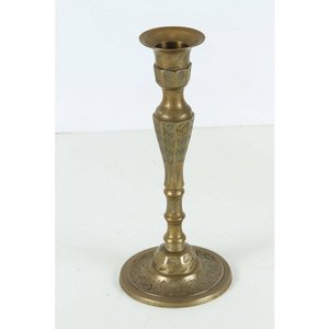 เชิงเทียนทองเหลืองสีทองสวยงามแท่นวางทรงกลมหรูหราสำหรับตกแต่งบ้านและวัดสำหรับโอกาสอีสเตอร์ - Product Image 1