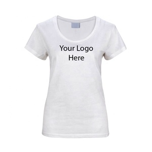 Wholesale Custom Logo 100% Cotton <b>T</b> <b>Shirts</b> for Custom <b>T</b>-<b>shirt</b> Printing Oem Custom Printing Blank <b>Plain</b> Women <b>t</b> <b>Shirts</b> - Product Image 5