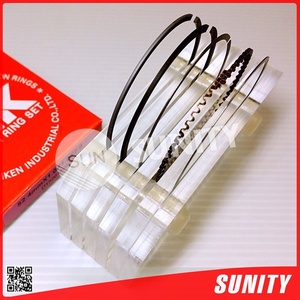 ISO มอเตอร์รถจักรยานยนต์เครื่องยนต์เบนซิน Hh01ขนาด66มม. 1.0มม. แหวนลูกสูบ RIKEN - Product Image 4