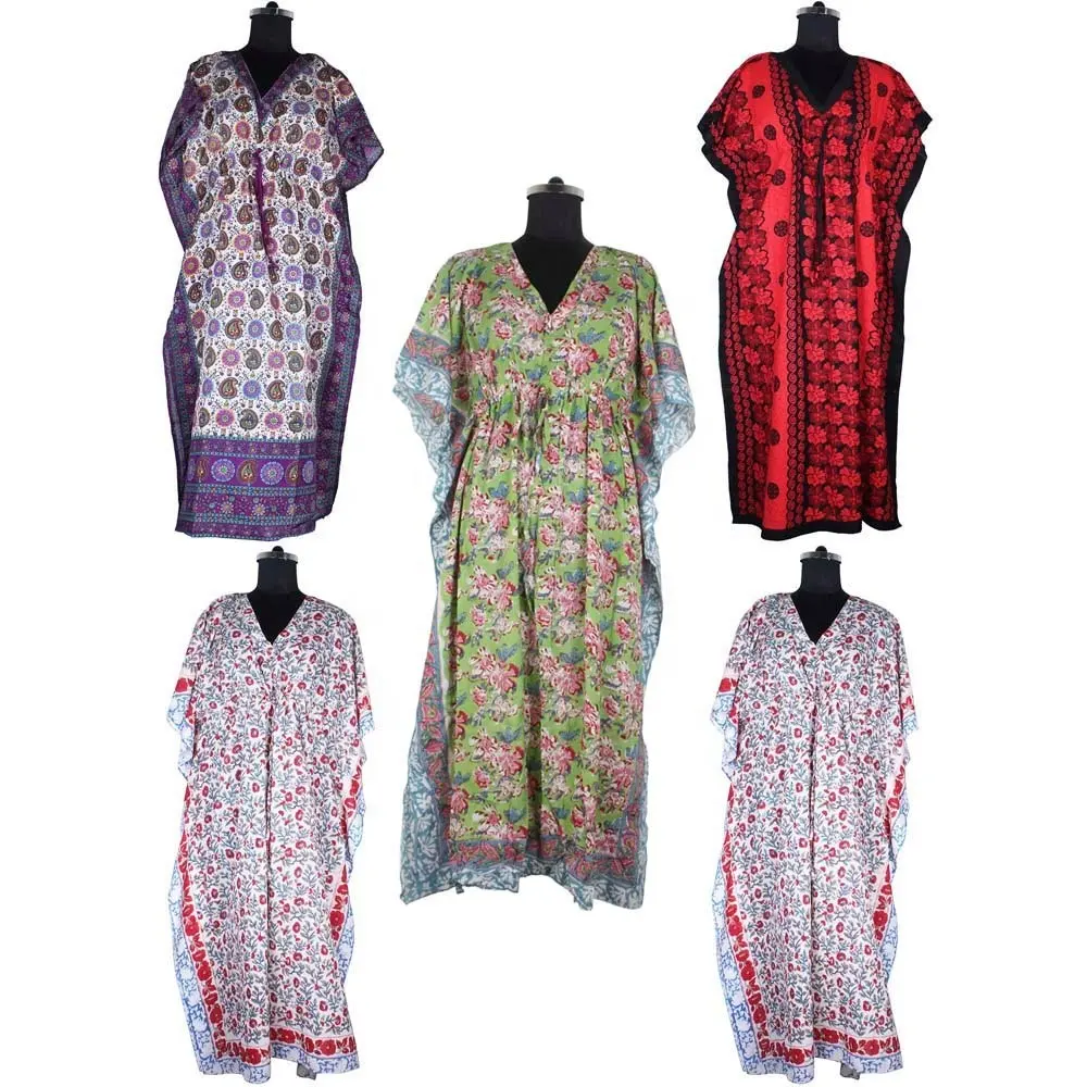 Đầm Kaftan Lụa Dài Thanh Lịch Cho Nữ