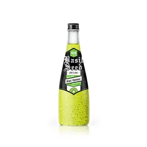 Premium Kwaliteit 330Ml Export Basilicum Zaad Drinken Met Kiwi Vruchtensap Smaak