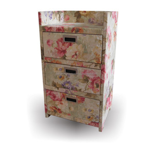 Furniture Flowers Chest of Drawers for Bedroom Furniture Made From Dwira Jepara Indonesia Furniture Manufacturer - Product Image 1